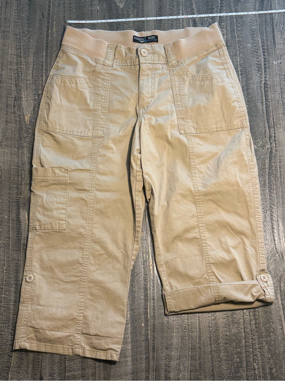 Riders by Lee Tan Capri Cargo Pants with Utility Pockets